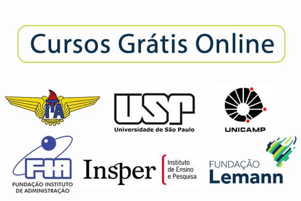 Cursos grátis online em 6 universidades e instituições no brasil